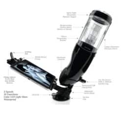 EXTREME TOYZ - PDX MEGA BATOR USB MASTURBADOR MASCULINO VAGINA BLANCO - piKanteo | Despierta tu lado más piKante