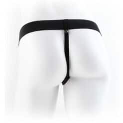 FETISH FANTASY SERIES - 9 ARNÉS CON TESTÍCULOS HUECO MAN 22.9 CM MARRÓN