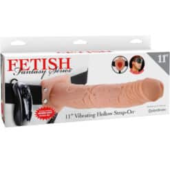 FETISH FANTASY SERIES - 11 ARNES VIBRADOR CON TESTICULOS HUECO MAN 27.9 CM NATURAL - piKanteo | Despierta tu lado más piKante