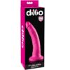 DILLIO - DILDO CON VENTOSA 17.8 CM - ROSA - piKanteo | Despierta tu lado más piKante