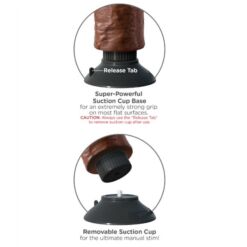 KING COCK - DILDO VIBRADOR MARRÓN 15.24 CM - piKanteo | Despierta tu lado más piKante