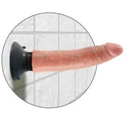 KING COCK - DILDO VIBRADOR 17.78 CM NATURAL - piKanteo | Despierta tu lado más piKante