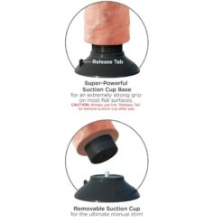 KING COCK - DILDO VIBRADOR 25.5 CM NATURAL - piKanteo | Despierta tu lado más piKante