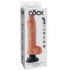 KING COCK - DILDO VIBRADOR CON TESTÍCULOS 25.5 CM COLOR NATURAL - piKanteo | Despierta tu lado más piKante