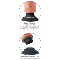 KING COCK - DILDO VIBRADOR CON TESTÍCULOS 25.5 CM COLOR NATURAL - piKanteo | Despierta tu lado más piKante