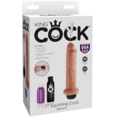 Alternative view of KING COCK - DILDO SQUIRTING 17.8 CM NATURAL