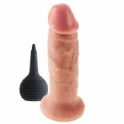 KING COCK - DILDO SQUIRTING 17.8 CM NATURAL - piKanteo | Despierta tu lado más piKante