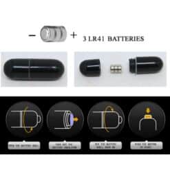 PRETTY LOVE - FLIRTATION DEDAL CON VIBRACIÓN STEWARD NEGRO - piKanteo | Despierta tu lado más piKante