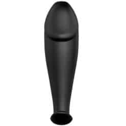 PRETTY LOVE - PLUG ANAL SILICONA FORMA PENE Y 12 MODOS VIBRACIÓN NEGRO - piKanteo | Despierta tu lado más piKante