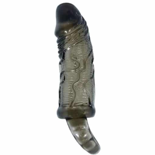 BAILE - FUNDA EXTENSORA PENE CON STRAP PARA TESTÍCULOS 11.5 CM - Imagen 2