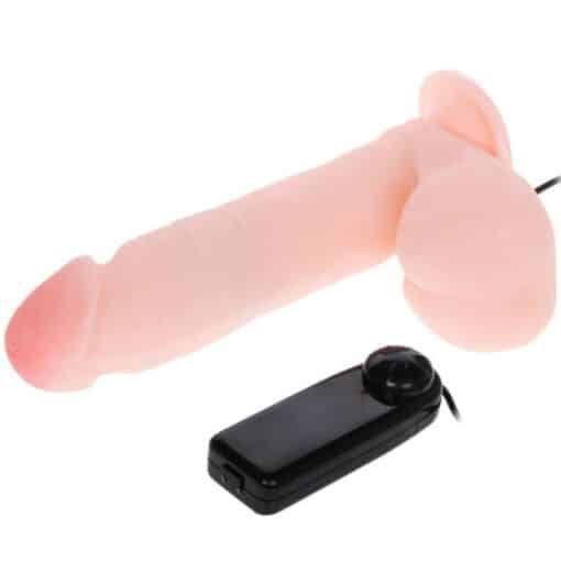 BAILE - DILDO REALÍSTICO CON VIBRACIÓN Y ROTACIÓN 20 CM - Imagen 2