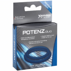 JOYDIVISION POTENZDUO - ANILLOS PARA PENE AZUL - M - piKanteo | Despierta tu lado más piKante
