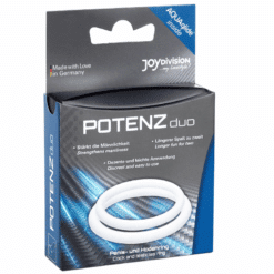 JOYDIVISION POTENZDUO - ANILLOS PARA PENE BLANCO - M - piKanteo | Despierta tu lado más piKante