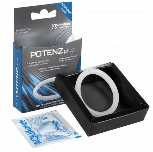 JOYDIVISION POTENZDUO - PLUS ANILLO PARA PENE BLANCO - M - Imagen 2