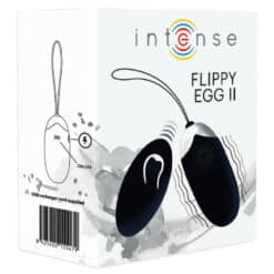 INTENSE - FLIPPY II HUEVO RECARGABLE REMOTO NEGRO - piKanteo | Despierta tu lado más piKante
