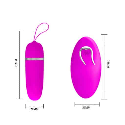 PRETTY LOVE - HUEVO VIBRADOR DEBBY CON MANDO - Imagen 7