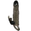 BAILE - BRAVE MAN FUNDA REALISTICA PENE CON RABBIT 16.5 CM NEGRO - piKanteo | Despierta tu lado más piKante