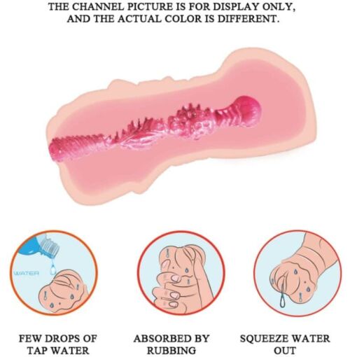 CRAZY BULL - MASTURBADOR WATER SKIN VAGINA CON BALAS VIBRADORAS - Imagen 6