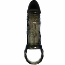 BAILE - FUNDA EXTENSORA PENE CON STRAP PARA TESTÍCULOS NEGRO 13.5 CM - piKanteo | Despierta tu lado más piKante