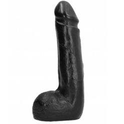 Alternative view of ALL BLACK - DILDO REALÍSTICO NEGRO SUAVE 20 CM
