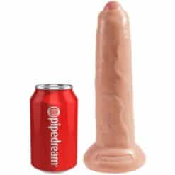 KING COCK - DILDO REALÍSTICO UNCUT NATURAL 23 CM - piKanteo | Despierta tu lado más piKante