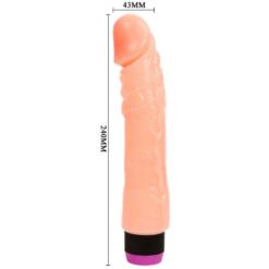 BAILE - VIBRADOR REALÍSTICO FLEXIBLE NATURAL 24 CM - piKanteo | Despierta tu lado más piKante