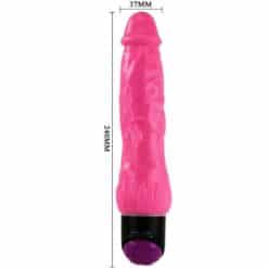 Alternative view of BAILE - COLORFUL SEX VIBRADOR REALÍSTICO ROSA 24 CM