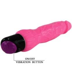 BAILE - COLORFUL SEX VIBRADOR REALÍSTICO ROSA 24 CM - piKanteo | Despierta tu lado más piKante