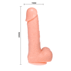 BAILE - DONG DILDO REALÍSTICO VIBRACIÓN Y ROTACIÓN 20 CM - piKanteo | Despierta tu lado más piKante