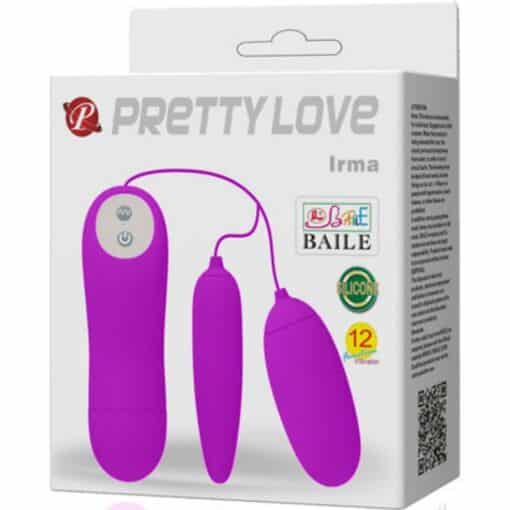PRETTY LOVE - IRMA HUEVO VIBRADOR DOBLE - Imagen 6