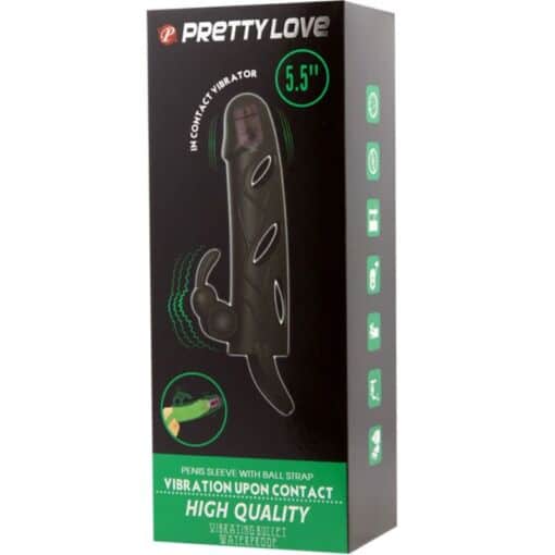 PRETTY LOVE - FUNDA SILICONA CON VIBRACIÓN 14 CM 2.0 - Imagen 8