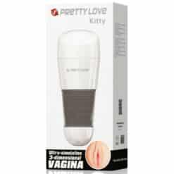 PRETTY LOVE - KITTY MASTURBADOR BLANCO VAGINA 2 - piKanteo | Despierta tu lado más piKante