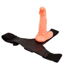 BAILE - ARNÉS CON PENE REALÍSTICO Y BRAGUITA AJUSTABLE ULTRA PASSIONATE 15.5 CM - piKanteo | Despierta tu lado más piKante