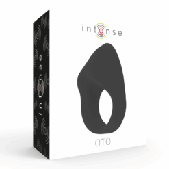 INTENSE - OTO ANILLO VIBRADOR RECARGABLE NEGRO - piKanteo | Despierta tu lado más piKante