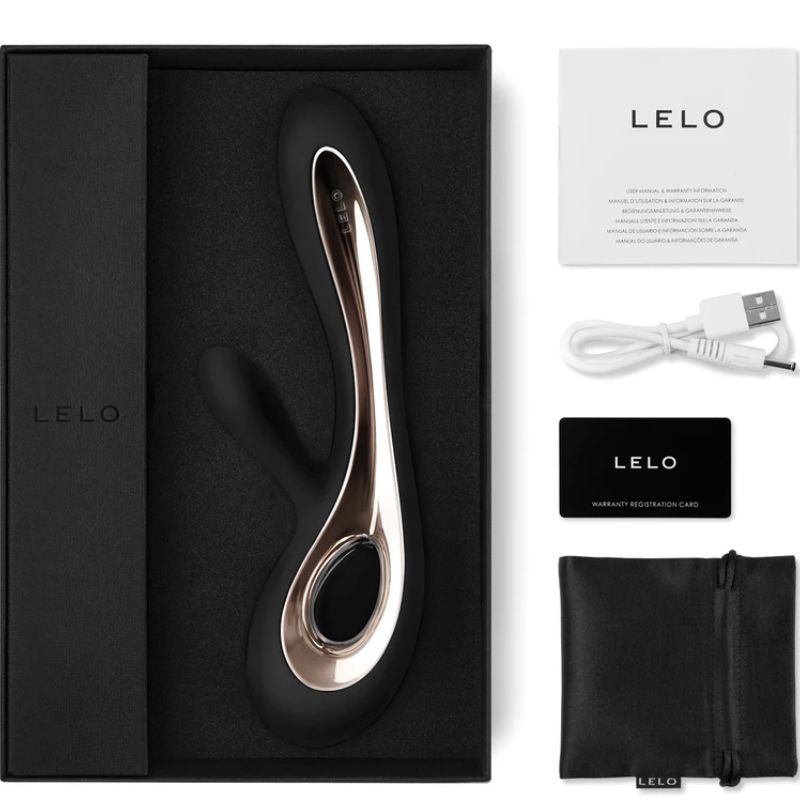 Alternative view of LELO - SORAYA 2 NEGRO VIBRADOR RABBIT