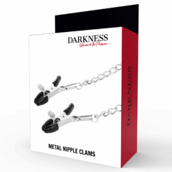 DARKNESS - PINZAS AJUSTABLES PARA PEZONES AJUSTABLES METAL - piKanteo | Despierta tu lado más piKante