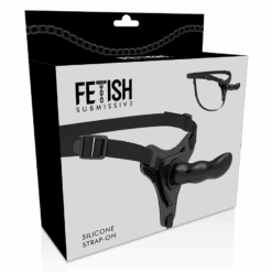 FETISH SUBMISSIVE HARNESS - SILICONA NEGRO G-SPOT 16 CM - piKanteo | Despierta tu lado más piKante