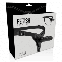 FETISH SUBMISSIVE HARNESS - SILICONA NEGRO REALISTIC 15 CM - piKanteo | Despierta tu lado más piKante