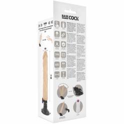 BASECOCK - VIBRADOR REALÍSTICO CONTROL REMOTO NATURAL 21 CM -O- 4 CM - piKanteo | Despierta tu lado más piKante