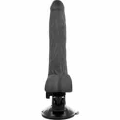 BASECOCK - VIBRADOR REALÍSTICO ARTICULABLE CONTROL REMOTO NEGRO 18.5 CM -O- 4 CM - piKanteo | Despierta tu lado más piKante