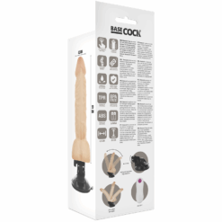 BASECOCK - VIBRADOR REALÍSTICO ARTICULABLE CONTROL REMOTO NATURAL 20 CM -O- 4.5 CM - piKanteo | Despierta tu lado más piKante