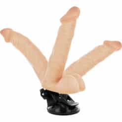 BASECOCK - VIBRADOR REALÍSTICO ARTICULABLE CONTROL REMOTO NATURAL 20 CM -O- 4.5 CM - piKanteo | Despierta tu lado más piKante