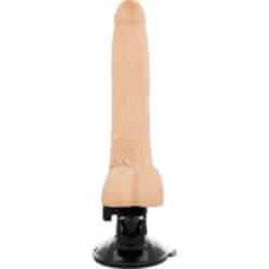 BASECOCK - VIBRADOR REALÍSTICO CONTROL REMOTO NATURAL CON TESTÍCULOS 20 CM -O- 4 CM - piKanteo | Despierta tu lado más piKante