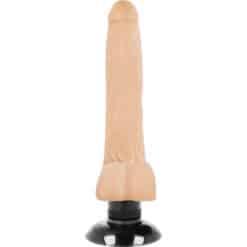 BASECOCK - VIBRADOR REALÍSTICO 2-1 NATURAL 18.5 CM -O- 4 CM - piKanteo | Despierta tu lado más piKante