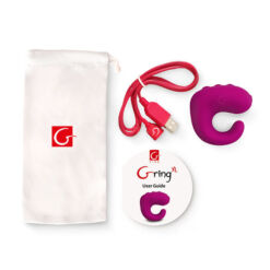 Alternative view of G-VIBE - FUN TOYS GRING ANILLO VIBRADOR XL SWEET RASPBERRY