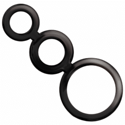 Alternative view of ADDICTED TOYS - SET ANILLOS PENE Y TESTÍCULOS - AHUMADO