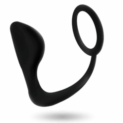 Alternative view of ADDICTED TOYS - PLUG ANAL CON ANILLO PENE NEGRO