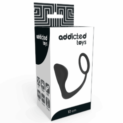 ADDICTED TOYS - PLUG ANAL CON ANILLO PENE NEGRO - piKanteo | Despierta tu lado más piKante