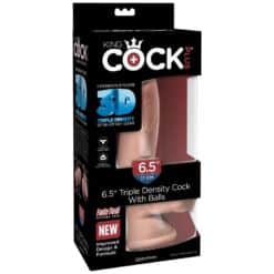 KING COCK - DILDO TRIPLE DENSIDAD 14 CM - piKanteo | Despierta tu lado más piKante