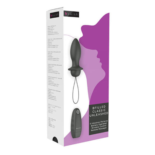 B SWISH - BFILLED CLASSIC VIBRATING PLUG BLACK - Imagen 6